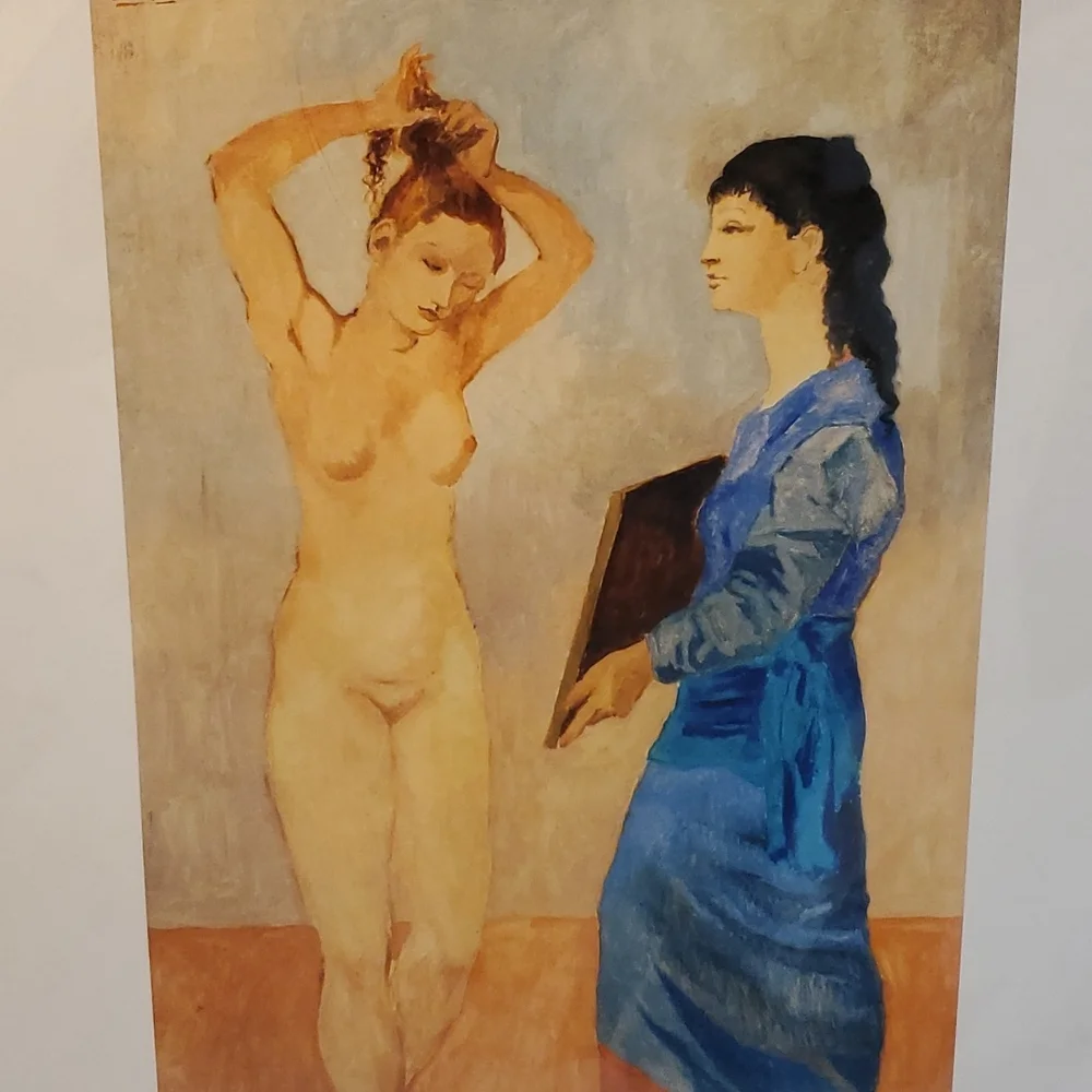 Picasso Print Naked Lady H 20" W 16" - Picture 3 of 7